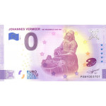 0 Euro souvenir biljet Johannes Vermeer 3a